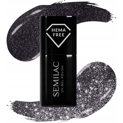 SEMILAC 399 Dark & Spark Lak Hybridní efekt Day&Night 7 ml