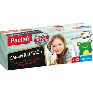 Paclan 42 бр пликове за сандвичи с декор и клик система Paclan