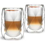 Vialli Design Комплект от 2 чаши за лате с двойни стени, 350 ml Geo - Vialli Design
