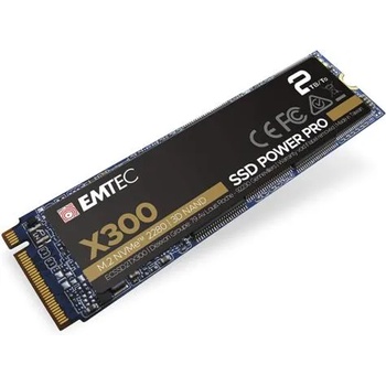 Image 1 of EMTEC 2TB X300 M.2 PCIe (ECSSD2TX300)