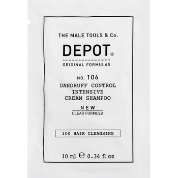 Depot 100 Hair Cleansing No. 106 Clear Formula Pro-Vitamin B5 Шампоан за коса против пърхот 10 ml