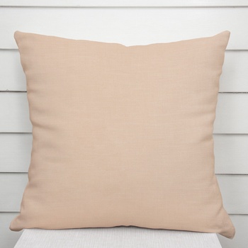 Biante Ľanová LEN-013 béžová 40 x 40 cm