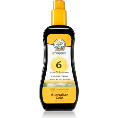 Australian Gold Spray Oil Sunscreen олио спрей за тяло против слънчеви лъчи SPF 6 237ml