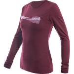 Sensor Merino Air Pt Hills dl. rukáv Размер: M / Цвят: тъмночервен
