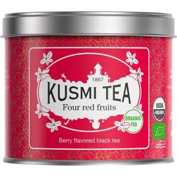 Kusmi Tea Черен чай FOUR RED FRUITS, 100 г насипен чай в кутия, Kusmi Tea (KUSMI21715A1070)