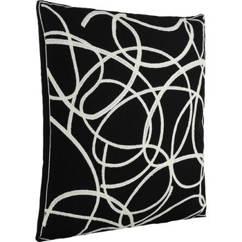 Eglo 420006 vankúš Chevery čierna/biela 45x45