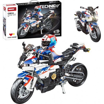 Lebula Stavebnice motorky sada 1036 ks