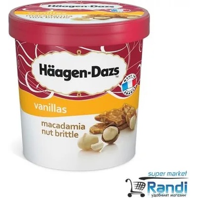Häagen-Dazs Сладолед Макадамия Haagen Dazs 460мл