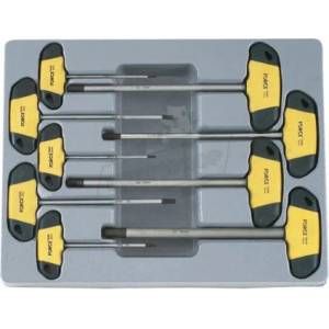 FORCE Шестограми отвертка с Т-дръжка (2-10mm) комплект 9 бр. JN15805 FORCE (JN15805)