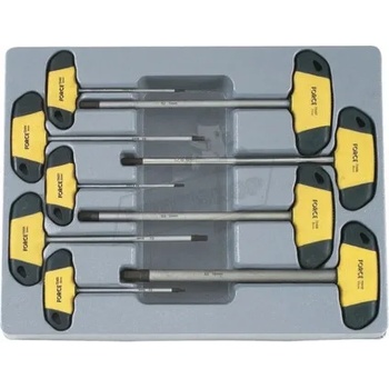 Image 1 of FORCE Шестограми отвертка с Т-дръжка (2-10mm) комплект 9 бр. JN15805 FORCE (JN15805)