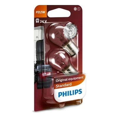 Philips Крушка, мигач philips p21/5w, 24v, 5/21w, 2 бр