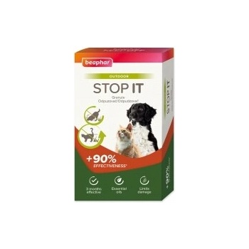 Beaphar STOP IT odpuzovač venkovní pro psy a kočky 2x200 g