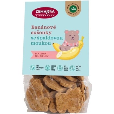 ZEMANKA Špaldové banánové bio sušenky 100 g