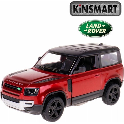 Kinsmart Land Rover Defender červený 1:36