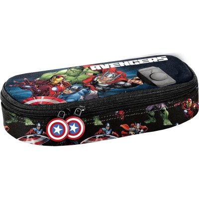 PASO Овален ученически несесер Paso Avengers - С 1 цип (AV23DD-013)