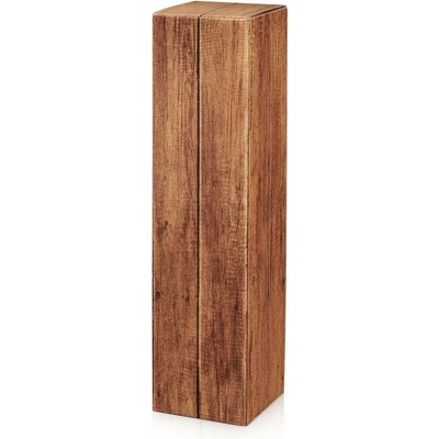 Krabica na víno 1fl vzor drevo 110187 Timber