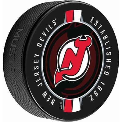 Mustang Puk New Jersey Devils NHL Ribbon Printed