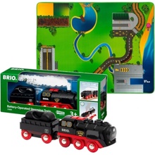 Brio Vláčkodráha World 33884 Parní lokomotiva s vodní nádrží na baterie