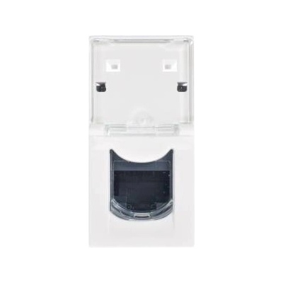 Legrand MOSAIC PC socket single RJ45 cat. 6 UTP white 076561