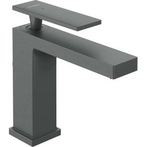 Hansgrohe Tecturis E - Смесител за умивалник, CoolStart, EcoSmart+, матиран черен хром 73012340 (73012340)