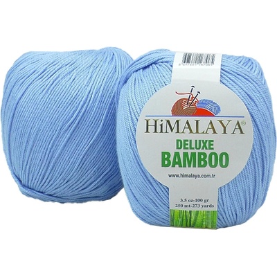Himalaya příze DeLuxe Bamboo_124-14 nebeská modrá