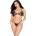 Leg Avenue Fishnet Bra Top and G-String Panty 86147 Black