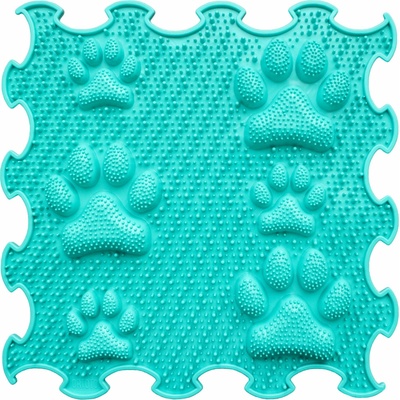 ORTOTO Ortopedická podlaha - Šťastné tlapky tvrdé Tyrkysová