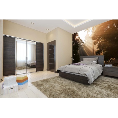 DIMEX ART Самозалепваща се флизелинова фототапета дървета на разсъмване 375 x 250 см