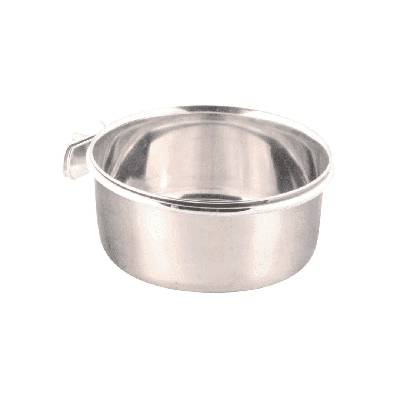 TRIXIE Nerezové krmítko s pevným úchytom do klietky 600ml/12cm