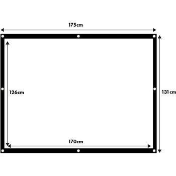 Maclean Eкран за прожектиране MacLean MC-166 84 (MC-166)