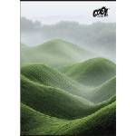 Victoria Тетрадка, с телбод, A4, обикновена, 80 листа, COOL BY VICTORIA "Green Calm