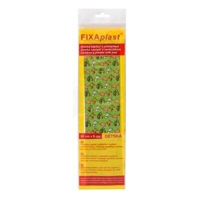 FIXAplast Kids Detská náplasť nedelená s vankúšikom 6 x 50 cm 1 nedelená náplasť na strihanie