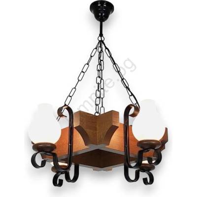 Brilagi - Пендел QUEEN 4xE14/40W/230V бук/орех (BG2012)