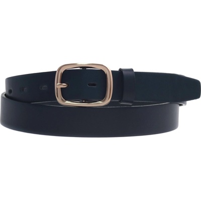 Špongr dámsky kožený opasok 3020 modrý