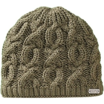 Pletex pletená čepice s fleecovou podšívkou L466 Olivová