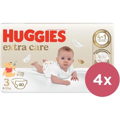 HUGGIES Extra Care 3 6-10 kg 4x40 ks