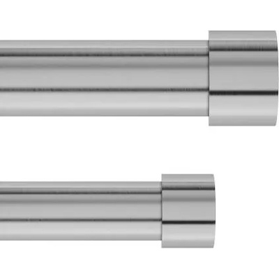 Umbra hk ltd (Канада) Телескопичен двоен корниз за пердета и завеси umbra cappa никелиран - размер 91-167 см (umbra 1014557-411)