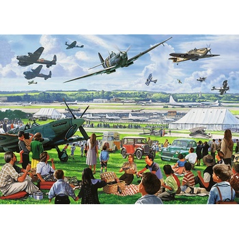 Image 1 of Trefl - Puzzle Premium Plus Tea Time: Air Show - 1 000 piese