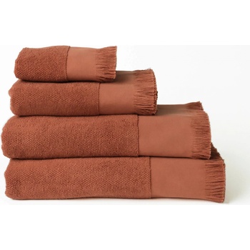 MKLozkoviny Froté osuška Loreta 100 x 150 cm terakota