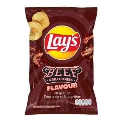 Lay's Lay’s картофен чипс телешки ребра на скара