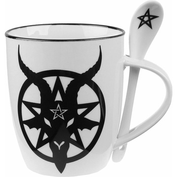Alchemy gothic чаша с лъжица ALCHEMY GOTHIC - Baphomet - ALMUG23