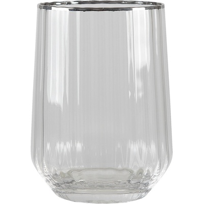 Clayre&Eef Sklenice na vodu Clayre & Eef kulaté sklo 400 ml