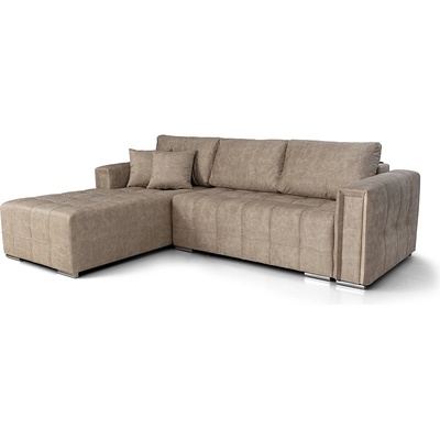 Мебели КАМБО Ъглов диван Мелбърн дамаска пясъчна Katrin 02