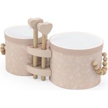 Label Label dřevěná Bonga růžová