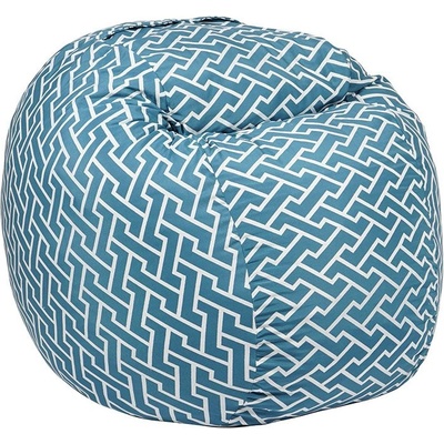 PUFRELAX Барбарон 600л. King Size, Zippity Turquoise, Перящ се калъф, Пълнеж с микс от мемори пяна и дунапрен, Гама Premium (PUF-M-K-PT-ZIT)