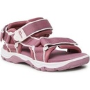 Jack Wolfskin dětské trekingové sandály Seven Seas růžové
