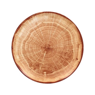RAK Porcelain Woodart talíř dezertní pr. 21 cm, světlehnědý