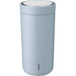 Stelton Термочаша To-Go Click с двойни стени от стомана 400 мл небесносиня (685-27)