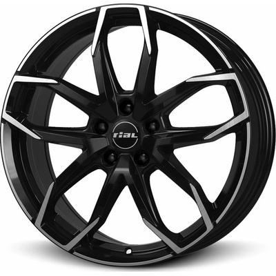RIAL Lucca 7.5x17 5x114,3 ET37 black polished