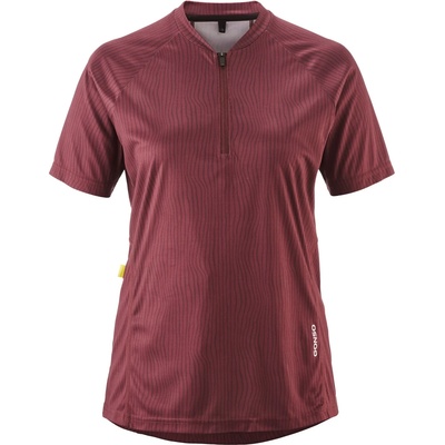 Gonso Дамска фланелка с къс ръкав за колоездене Gonso Women's Adventure Jersey Soft Touch Cycling jersey - Cherokee Brick - размер 40 (EU) (156-2645-0114)